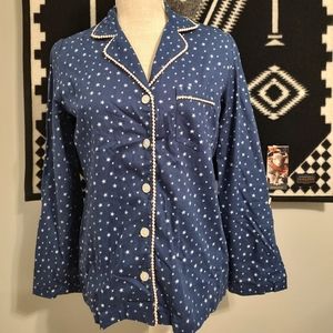 💙NWT Victoria's Secret Ladie's Button Front Amazingly Soft Pajama Top, XS